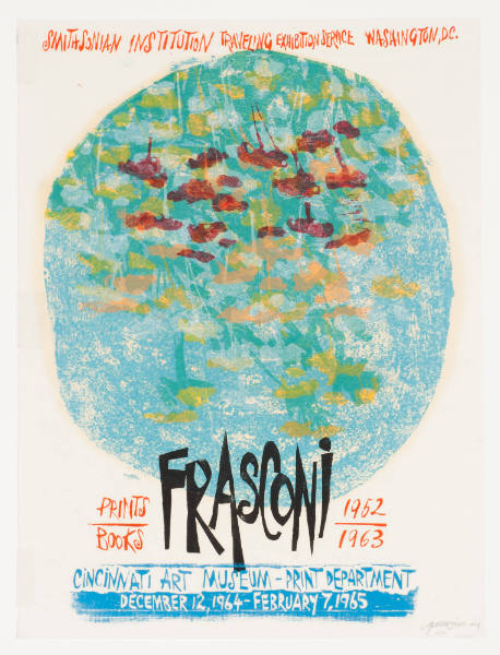 Smithsonian Institution Traveling Exhibition Service Washington, D.C./ Prints/Books/Frasconi/1952-1963//Cincinnati Art Museum - Print Department December 12, 1964 - February 7, 1965 by Antonio Frasconi