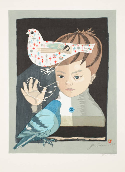Boy and His Pigeon - Night