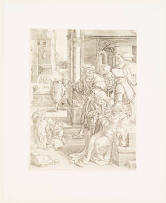 The Poet Virgil Suspended in a Basket