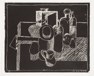 1920: Still Life August 5, 1957 [Premiers tableaux; objects architecture urbanisme, 5 Août, 1957]