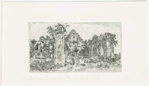 The Small Abbey or the Ruins of a Church