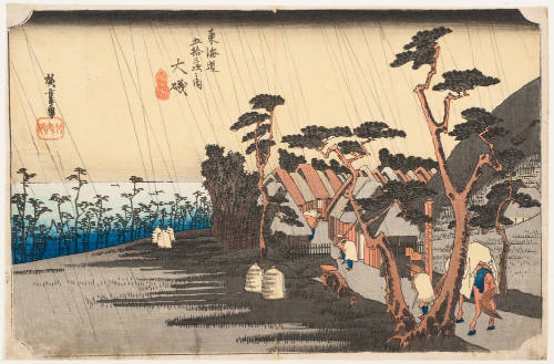 No. 9, Tora's Rain at Oiso (Oiso Tora ga ame)