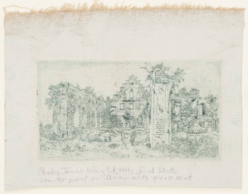 The Small Abbey Or The Ruins of a Church