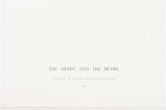 Title Page: The Artist and the Model Twelve Etchings by Michael Mazur, 1968