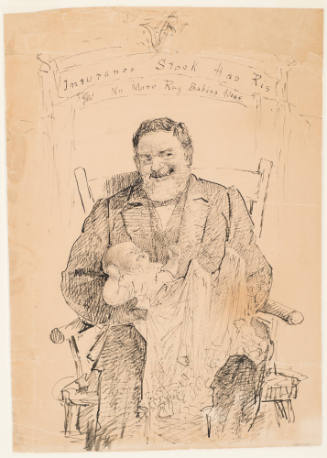 Sketch of John Payne Whiteman and his Last Grandchild