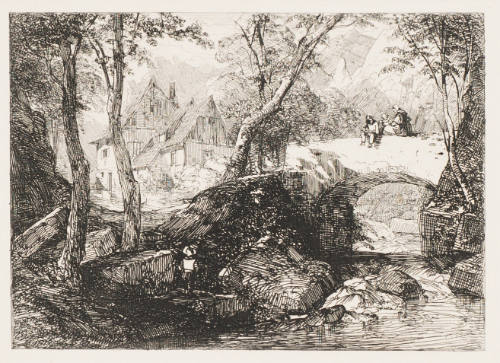 SteinbrÃ¼cke Ã¼ber den Waldbach