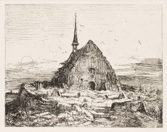 Kirchlein Mit Friedhof