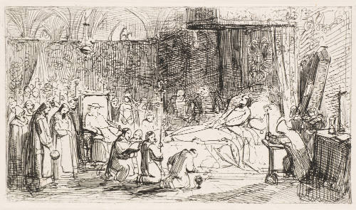 Carl V Auf Dem Todtenbett, Im Kloster St. Just