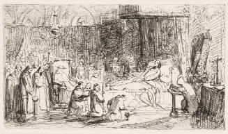 Carl V Auf Dem Todtenbett, Im Kloster St. Just