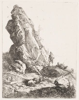 GroÃŸer Felsen Im Gebirge