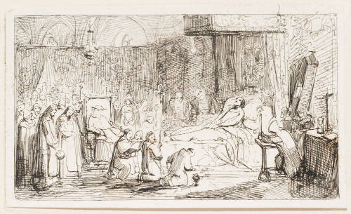 Carl V Auf Dem Todtenbett, Im Kloster St. Just