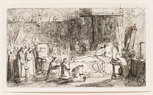 Carl V Auf Dem Todtenbett, Im Kloster St. Just