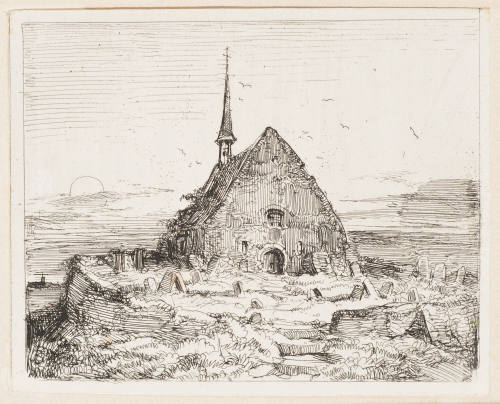 Kirchlein Mit Friedhof