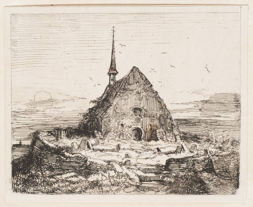 Kirchlein Mit Friedhof