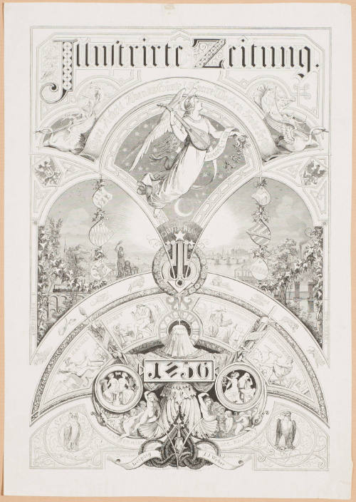 Proof for Title Page Illustrirte Zeitung