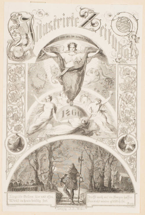 Proof for Title Page Illustrirte Zeitung