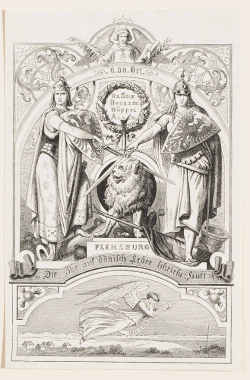 Memorial Sheet on the German-Danish War