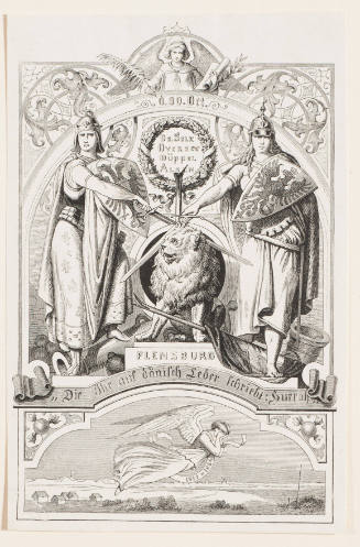 Memorial Sheet on the German-Danish War