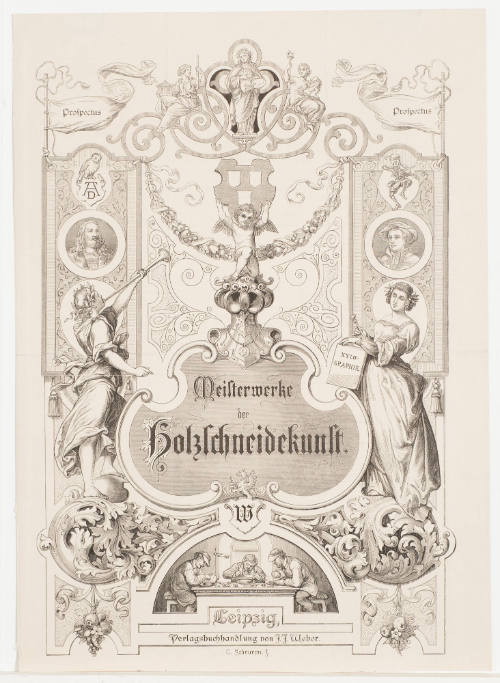 Prospectus for Meisterwerke Der Holzschneidekunst