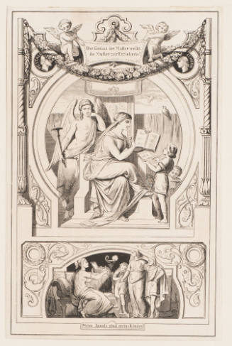 Title Page for Der Genius Der Mutter Weiht Die Mutter Zur Erzieherin!
