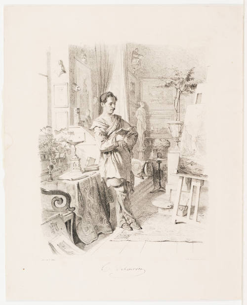Scheuren im Atelier, 1844