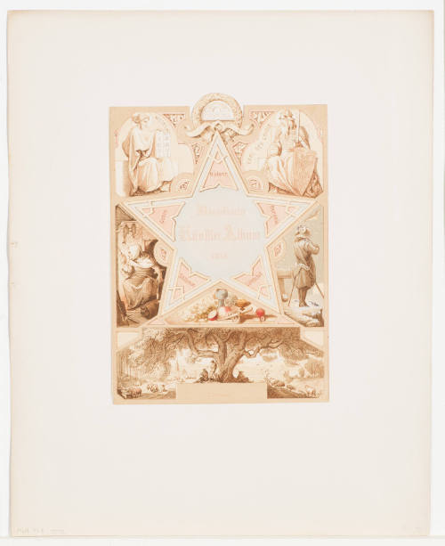 Title Page for DÃ¼sseldorf KÃ¼nstler Album 1853