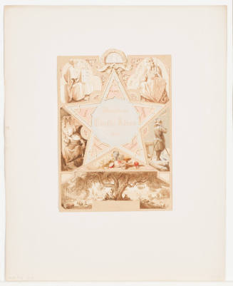 Title Page for DÃ¼sseldorf KÃ¼nstler Album 1853