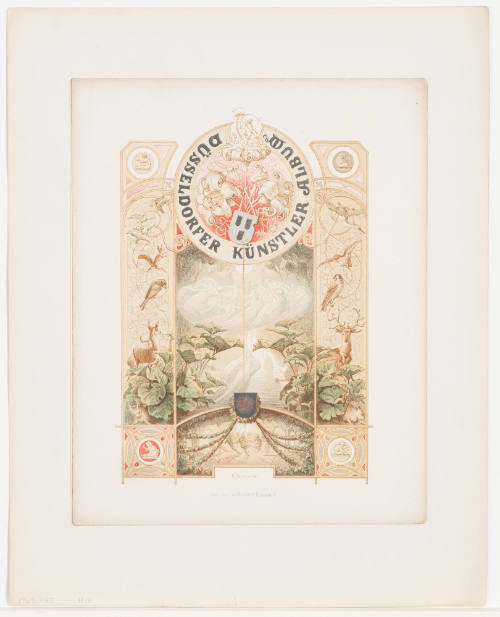 Title Page for DÃ¼sseldorf KÃ¼nstler Album