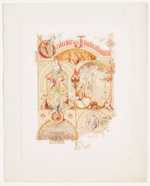 Gedichte mit Illustrationen- Herbstabend