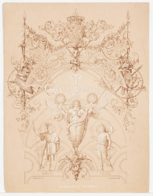 Title Page for Suecia Illustrata