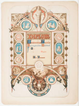 Diplom des Verein der Aerzte des Regierungsbezirkes DÃ¼sseldorf