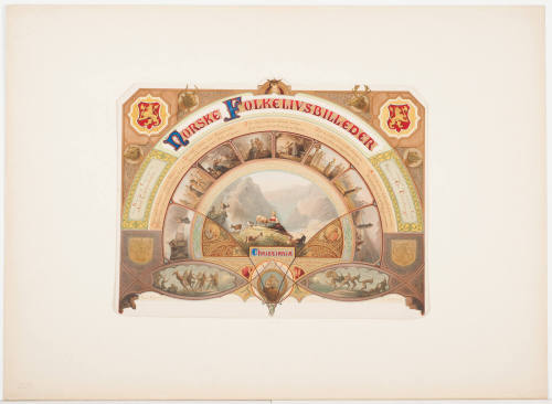 Title Page for Norske Folkelivsbilleder