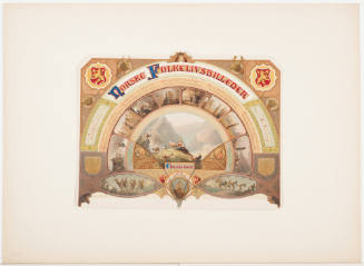 Title Page for Norske Folkelivsbilleder