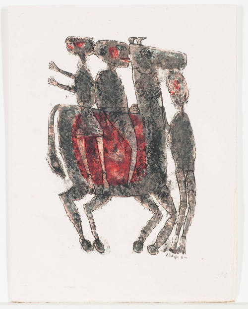 Departure on Horseback [Départ á Cheval]