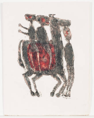 Departure on Horseback [Départ á Cheval]