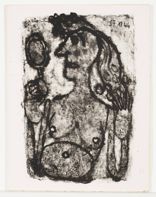 Coquette at the Mirror [Coquette au Miroir]