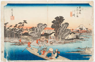 No. 3 Rokugo Ferry at Kawasaki (Kawasaki rokugo watashi)