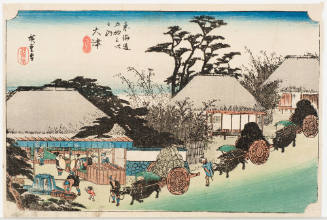 No. 54 Running Well Teahouse at Otsu (Otsu Hashirii chamise)