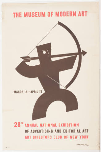 The Museum of Modern Art / 28th Annual National Exhibition of Advertising and Editorial Art