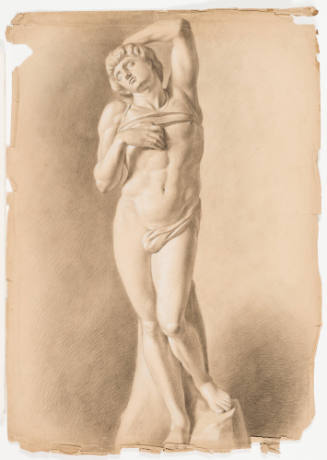 Study after Michelangelo's "Dying Slave"