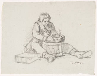 Study for Evening of the Battle (1882)