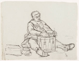 Study for Evening of the Battle (1882)