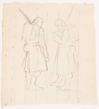 Study for Evening of the Battle (1882)