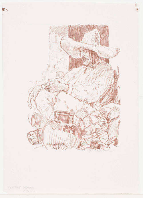 Pottery Vendor, Mexico