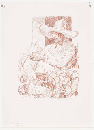 Pottery Vendor, Mexico