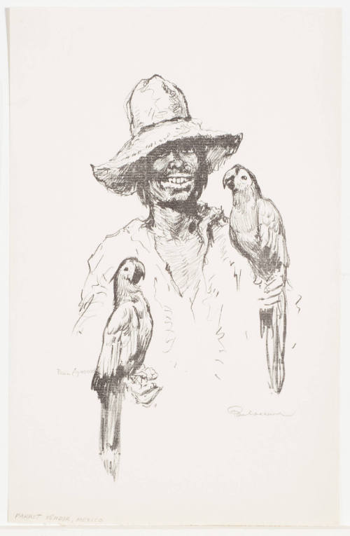 Parrot Vendor, Mexico