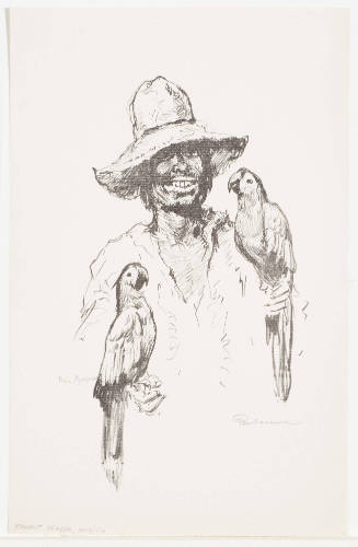 Parrot Vendor, Mexico