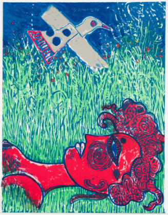 Avant Que la Lune L'apparaisse le Soleil Déverse Son Sang sur L'herbe