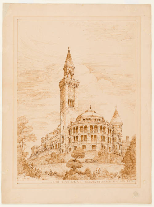 Proposal for the Cincinnati Art Museum (from South East)