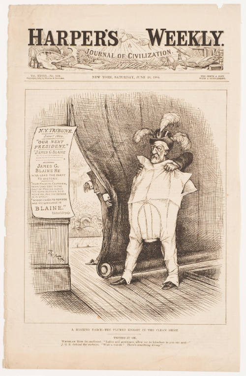 A Roaring Farce -  the Plumed Knight in the Clean Shirt